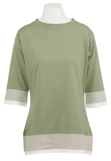 Nora Mikken ANNELI T-Shirt Green - Tricouri - 