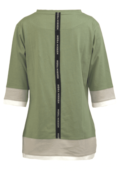 Nora Mikken ANNELI T-Shirt Green - Tricouri - 