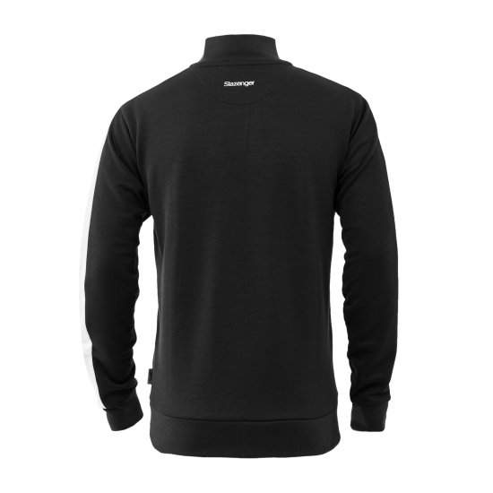 Slazenger Vince track Jacket Black - Pulovere & hanorace - Pulovere & Hanorace Bărbați Mărimi Mari
