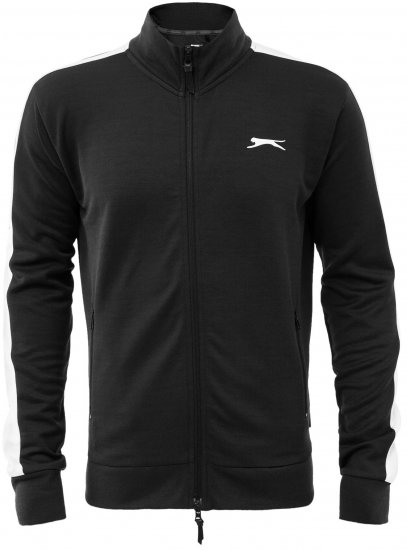 Slazenger Vince track Jacket Black - Pulovere & hanorace - Pulovere & Hanorace Bărbați Mărimi Mari