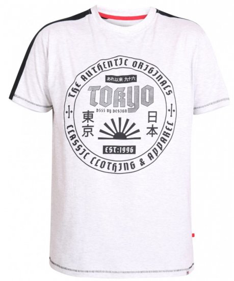 D555 Walton T-shirt White - Tricouri - Tricouri Bărbați Mărimi Mari