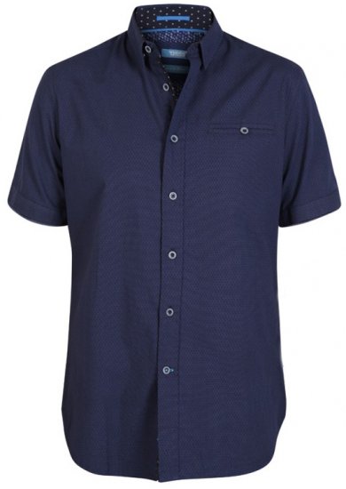 D555 Wesson Shirt Navy - Cămăși - Cămăși Bărbați Mărimi Mari