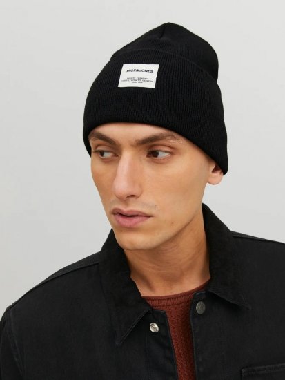 Jack & Jones Long Knit Căciulă Neagră - Căciuli - 
