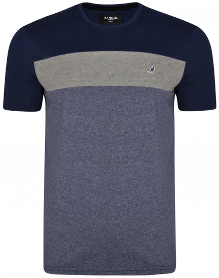 Kangol Zeek T-shirt Blue - Tricouri - Tricouri Bărbați Mărimi Mari